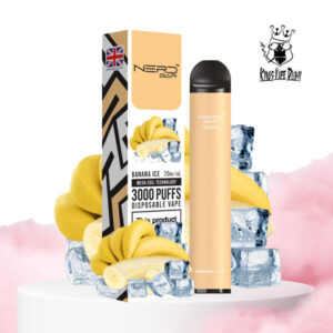 NERD BAR Banana Ice 3000pfs 20mg