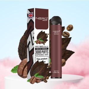 NERD BAR Coffee Tobacco 3000pfs 20mg