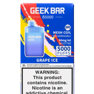 GEEK BAR Grape Ice 5000pfs 5%