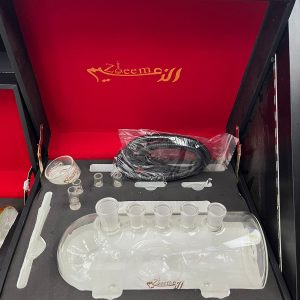 Glass Shisha White Kv14
