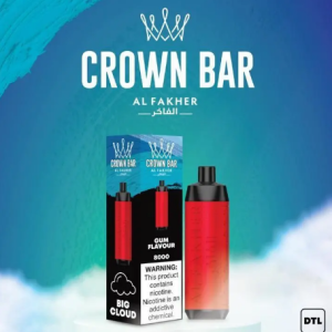 Crown Bar Gum Flavor 8000pfs 5mg