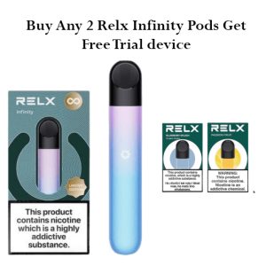 Buy Any 2 Relx Flavor Packs Get Free Trial device 130AED