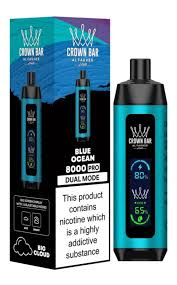 Crown Bar Blue Ocean 8000pfs 5mg