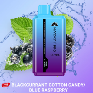 Hayati Pro Ultra Blackcurrant Cotton Candy / Blue Raspberry 15000pfs 2%