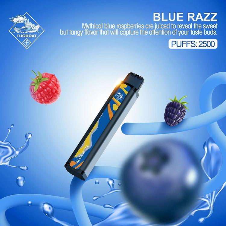 Tugboat Blue Razz XXL 2500 Puffs