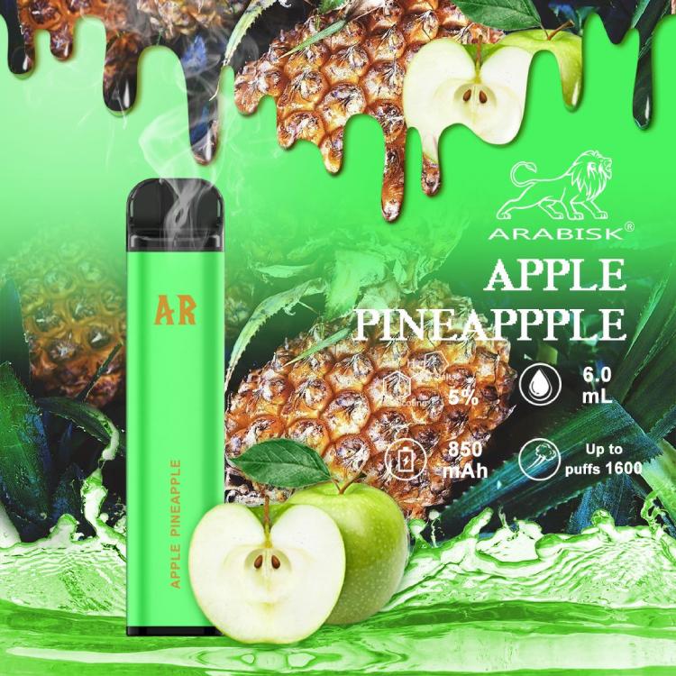 Arabisk Apple Pineapple 1600 Puffs