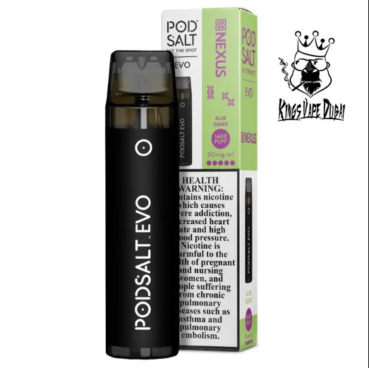 Pod Salt Evo Aloe Grape 1600pfs 2%