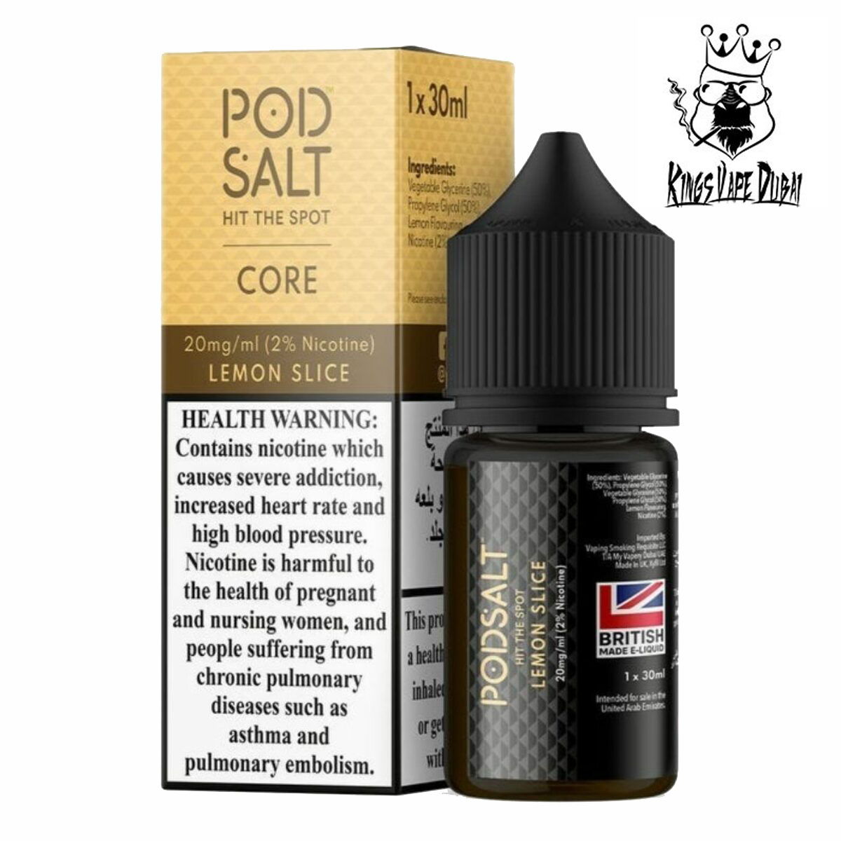 Pod Salt Lemon Slice 20mg/30ml
