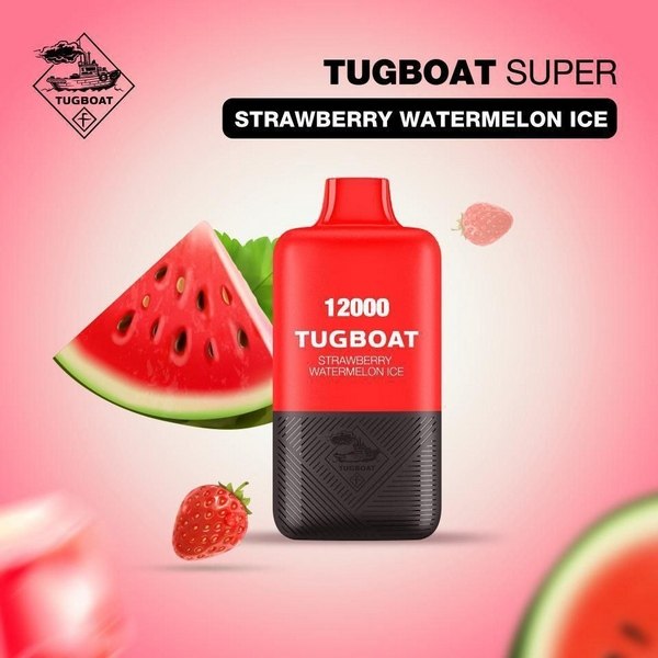 TUGBOAT SUPER Strawberry Watermelon Ice 12000pfs