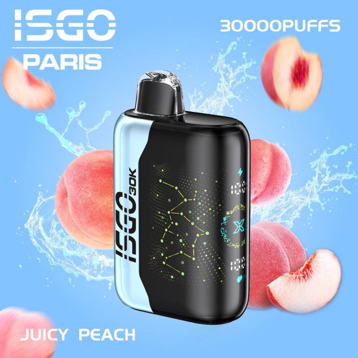 Isgo Paris Juicy Peach 30k pfs 50mg