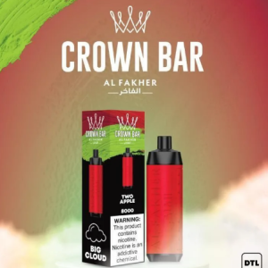 Crown Bar Two Apple 8000pfs 5mg