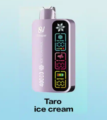 Silvaper Taro Ice Cream 40000puffs 20mg