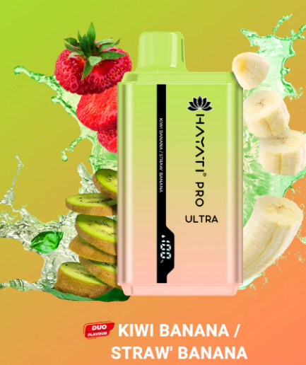 Hayati Pro Ultra Kiwi Banana / Strawberry Banana 15000pfs 2%