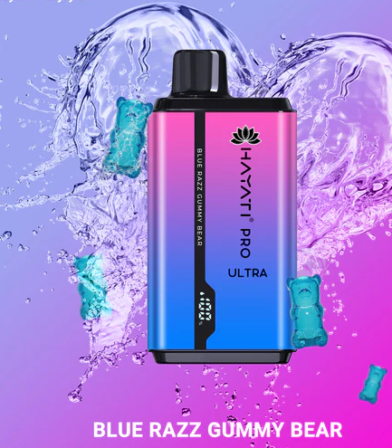 Hayati Pro Ultra Blue Razz Gummy Bear 15000pfs 2%