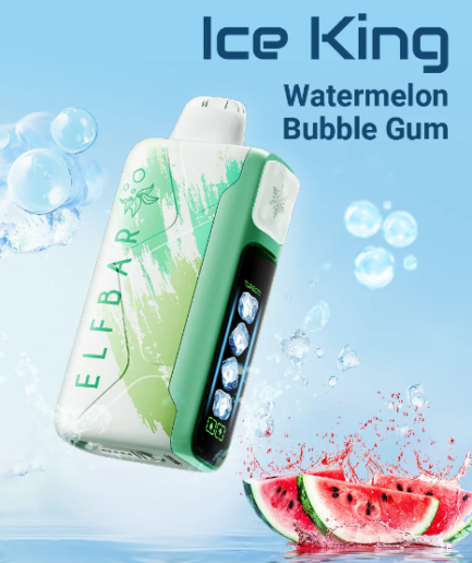 ELFBAR Ice King Watermelon BubbleGum 30000Puffs 50mg