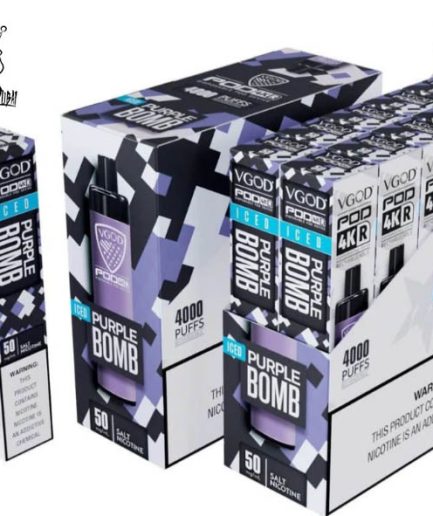 Purple Bomb Iced Vgod POD 4K