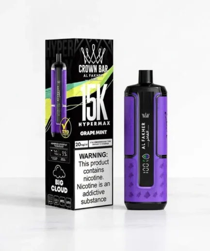 Crown Bar Hyper Max Grape Mint 15000pfs