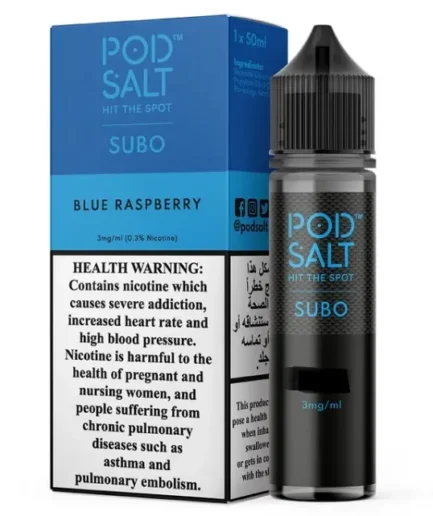 Pod Salt Subo Blue Raspberry 3mg/50ml