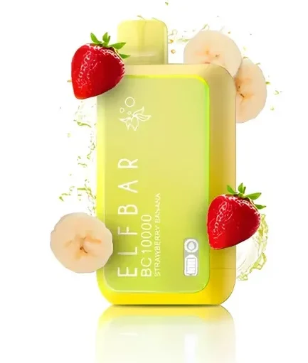 ELFBAR STRAWBERRY BANANA 10k puffs 50mg