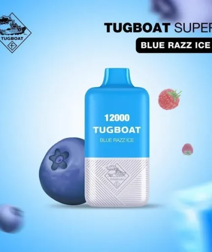 TUGBOAT Super Blue Razz Ice 12000pfs