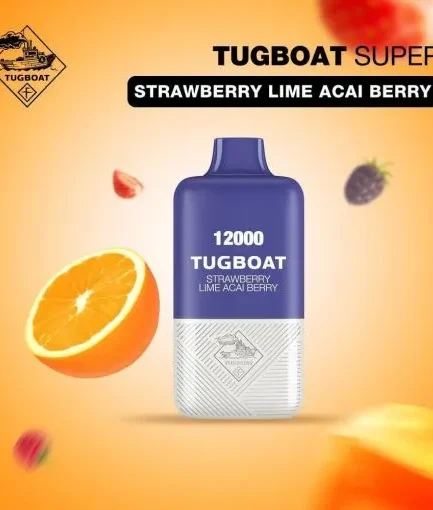 TUGBOAT Super Strawberry Lime Acai Berry 12000pfs